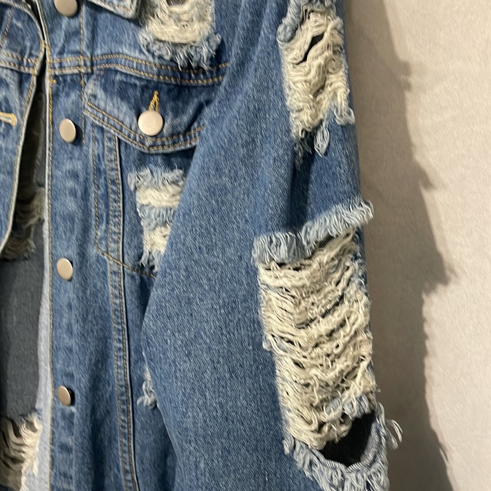 DISTRESSED JACKET - Picture 6 of 10